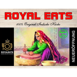Royal Eats logo.